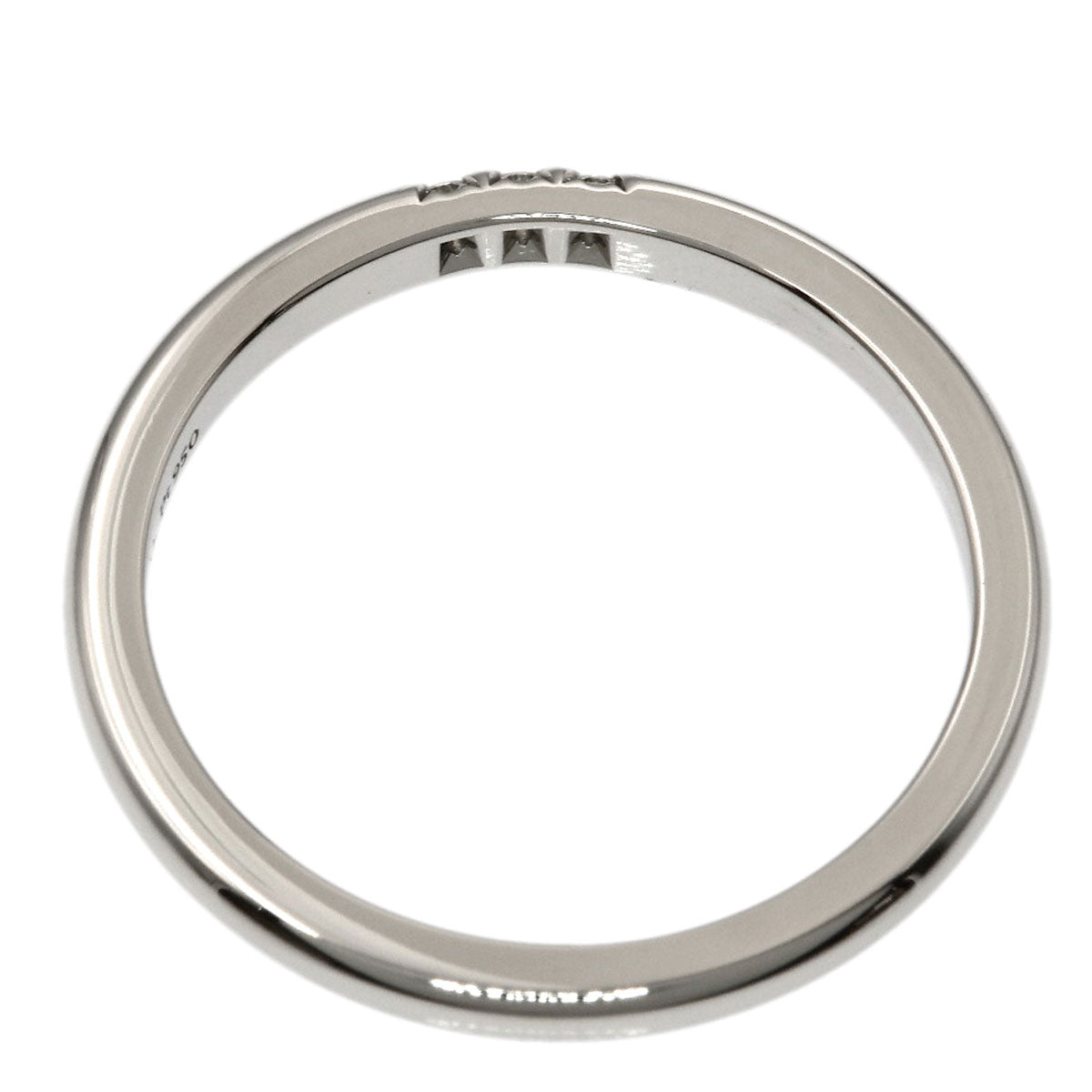 TIFFANY&Co. Forever 3P Diamond Ring Platinum PT950 Ladies [Used]