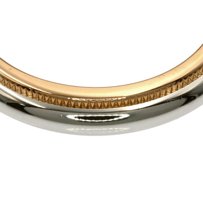TIFFANY&Co. Milgrain Ring K18 Pink Gold PT950Ladies [Used]