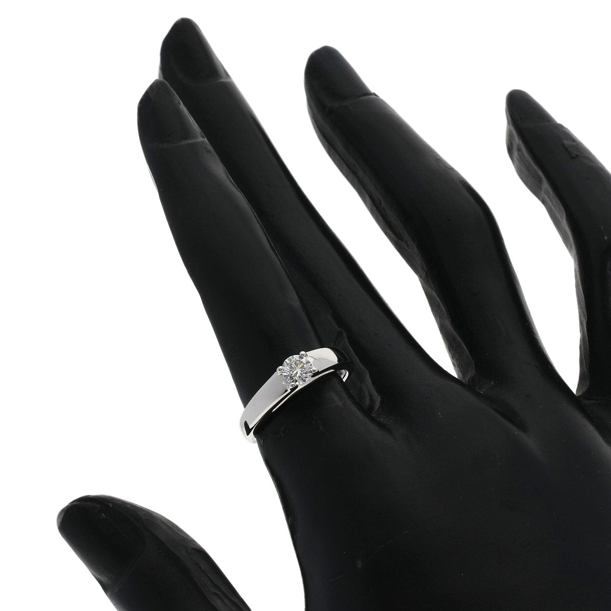 BVLGARI Marie Me Solitaire Diamond Ring Platinum PT950 Ladies [Used]