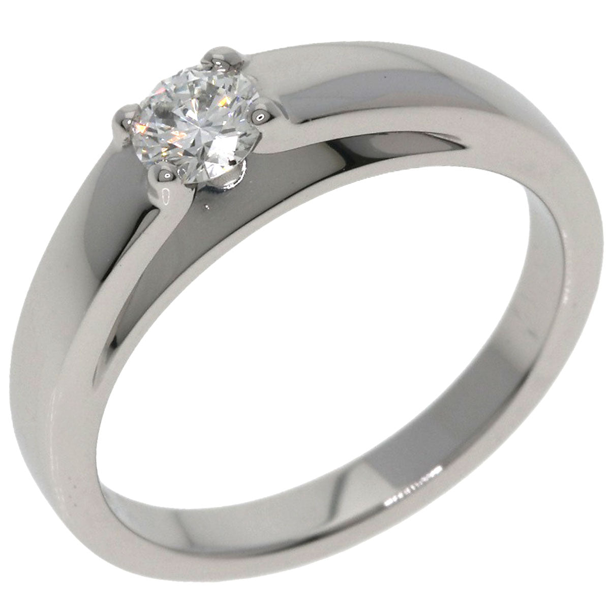 BVLGARI Marie Me Solitaire Diamond Ring Platinum PT950 Ladies [Used]