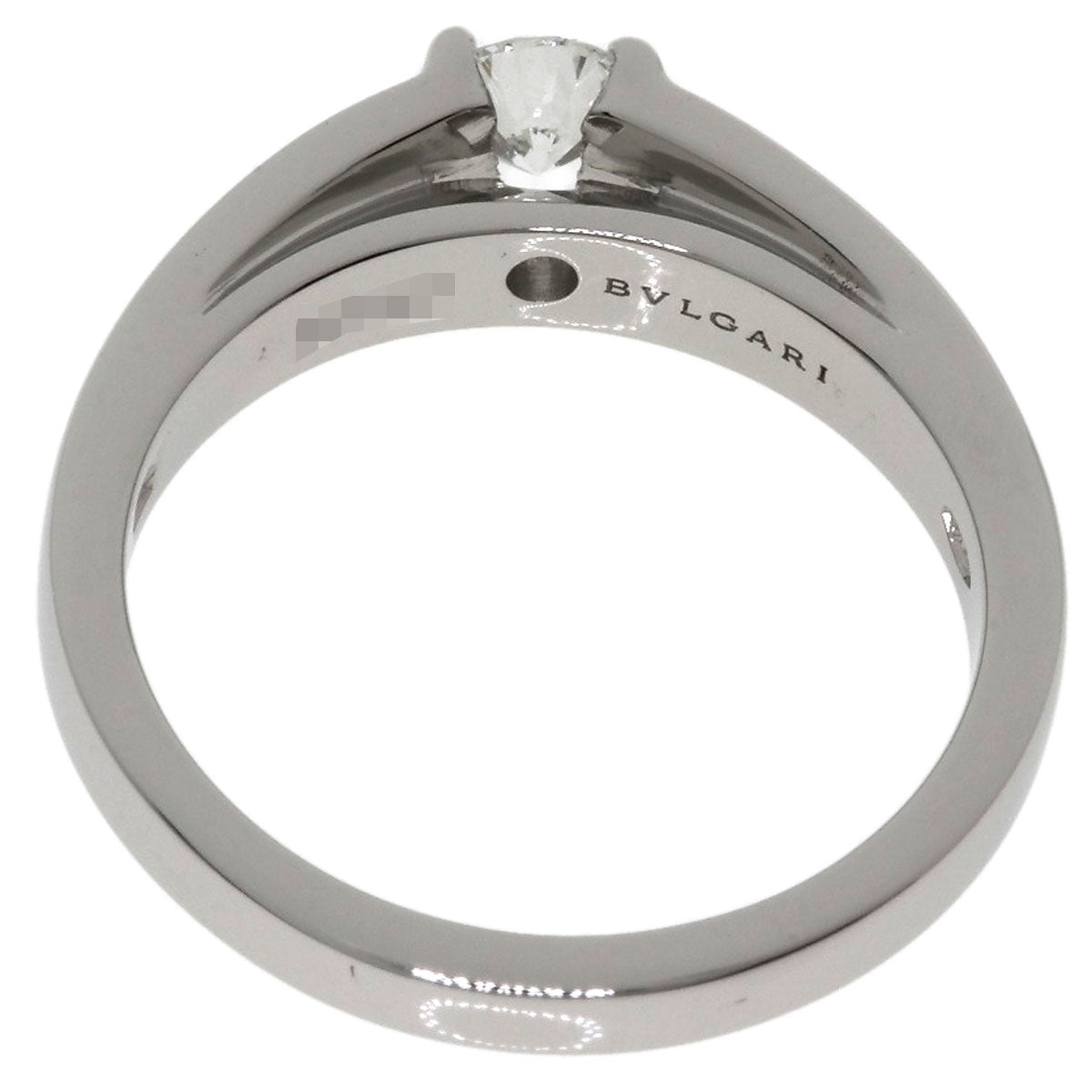BVLGARI Marie Me Solitaire Diamond Ring Platinum PT950 Ladies [Used]