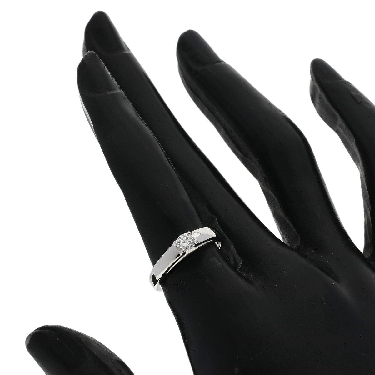 BVLGARI Marie Me Solitaire Diamond Ring Platinum PT950 Ladies [Used]