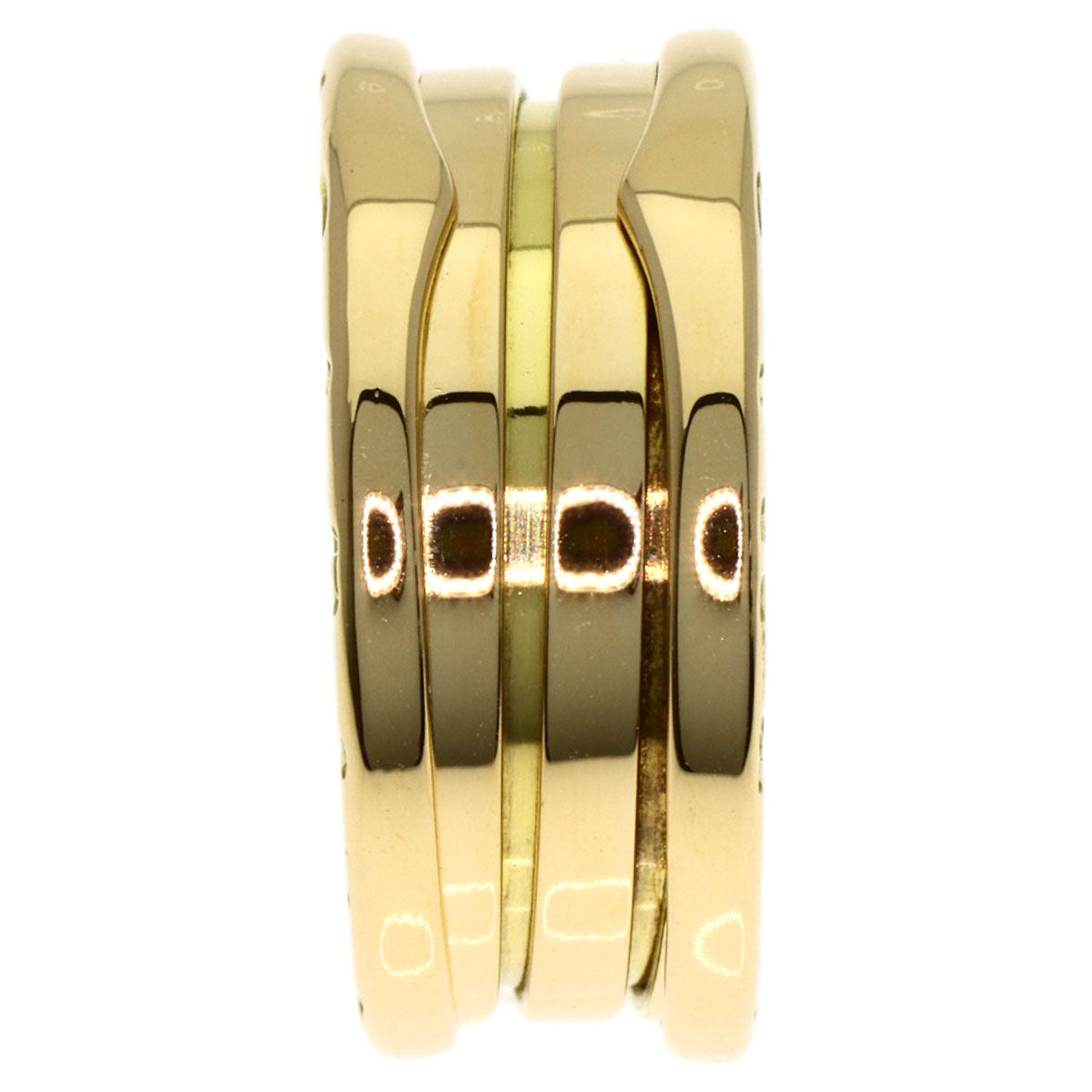 BVLGARI B.zero1 3 band #52 Ring K18 Yellow Gold Ladies [Used]