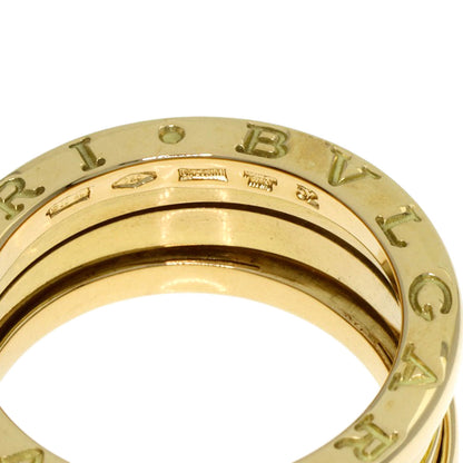 BVLGARI B.zero1 3 band #52 Ring K18 Yellow Gold Ladies [Used]