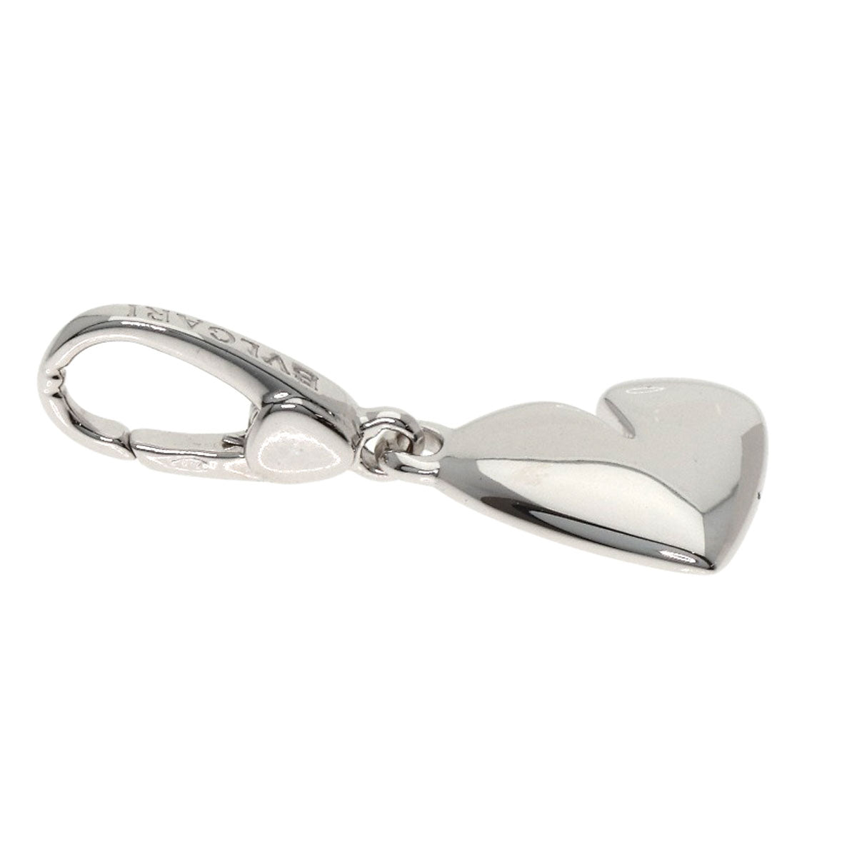 BVLGARI Cuore Heart Charm Pendant top K18 White Gold Ladies [Used]