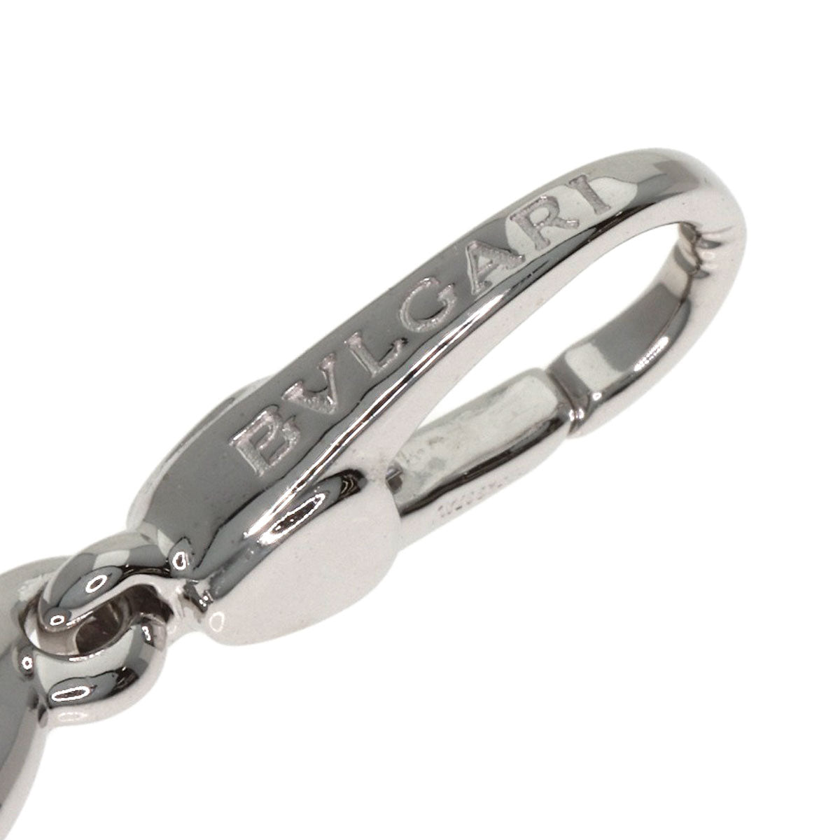 BVLGARI Cuore Heart Charm Pendant top K18 White Gold Ladies [Used]