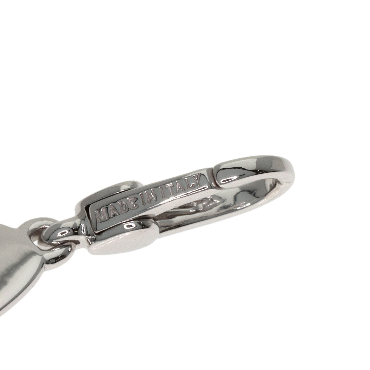 BVLGARI Cuore Heart Charm Pendant top K18 White Gold Ladies [Used]