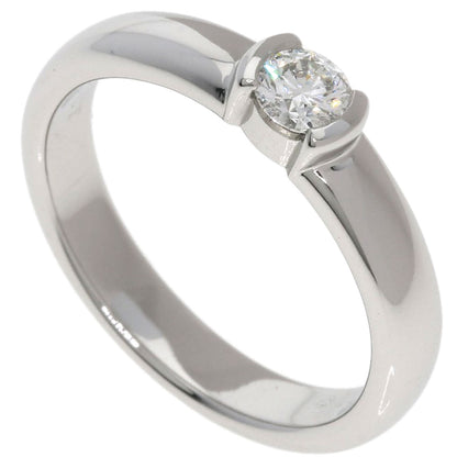 TIFFANY&Co. Dots Solitaire Diamond Ring Platinum PT950 Ladies [Used]