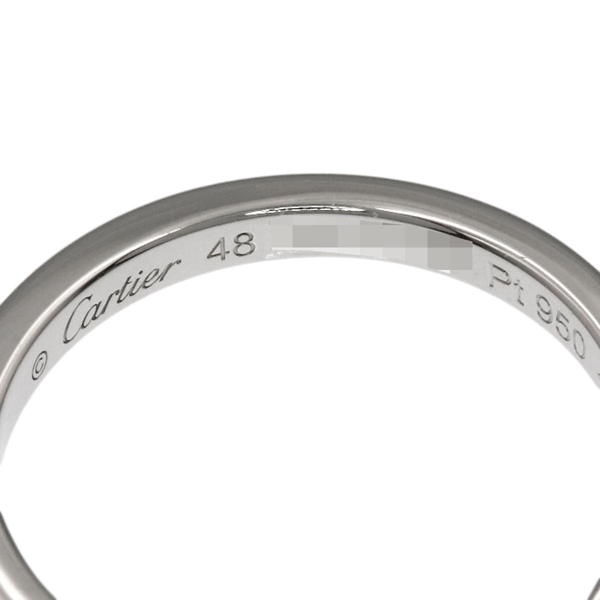 CARTIER Ballerina Curve 3P Diamond #48 Ring Platinum PT950 Ladies [Used]