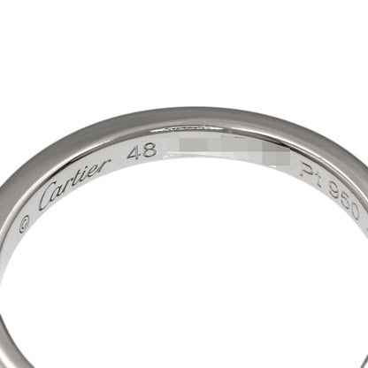 CARTIER Ballerina Curve 3P Diamond #48 Ring Platinum PT950 Ladies [Used]