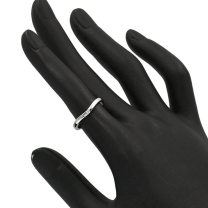 CARTIER Ballerina Curve 3P Diamond #48 Ring Platinum PT950 Ladies [Used]