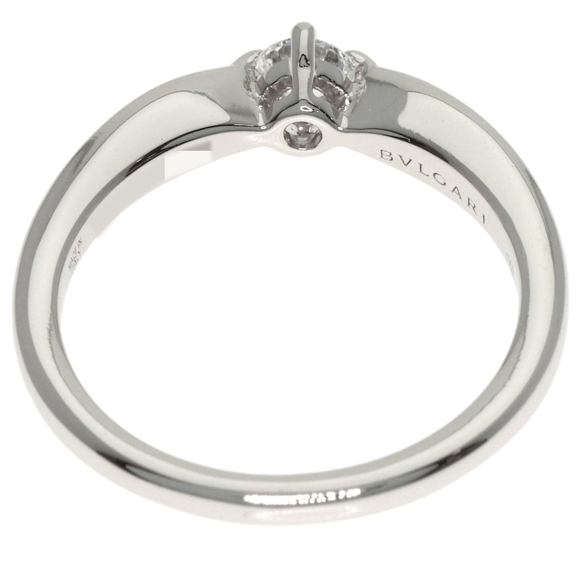 BVLGARI Dedicata Diamond Ring Platinum PT950 Ladies [Used]