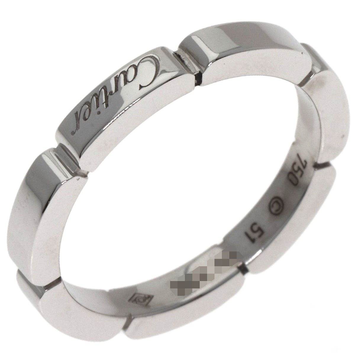 CARTIER Mayon PANTHERE # 51 Ring K18 White Gold Ladies [Used]