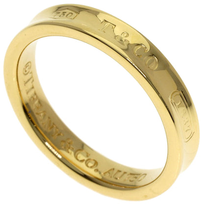 TIFFANY&Co. 1837 Narrow Ring K18 Yellow Gold Ladies [Used]