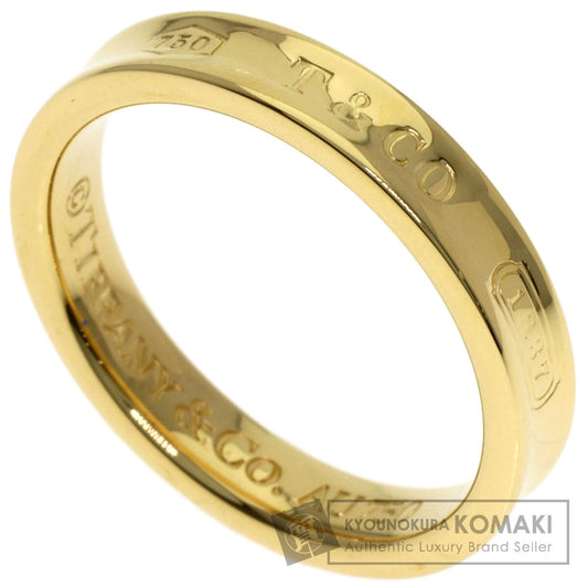 TIFFANY&Co. 1837 Narrow Ring K18 Yellow Gold Ladies [Used]