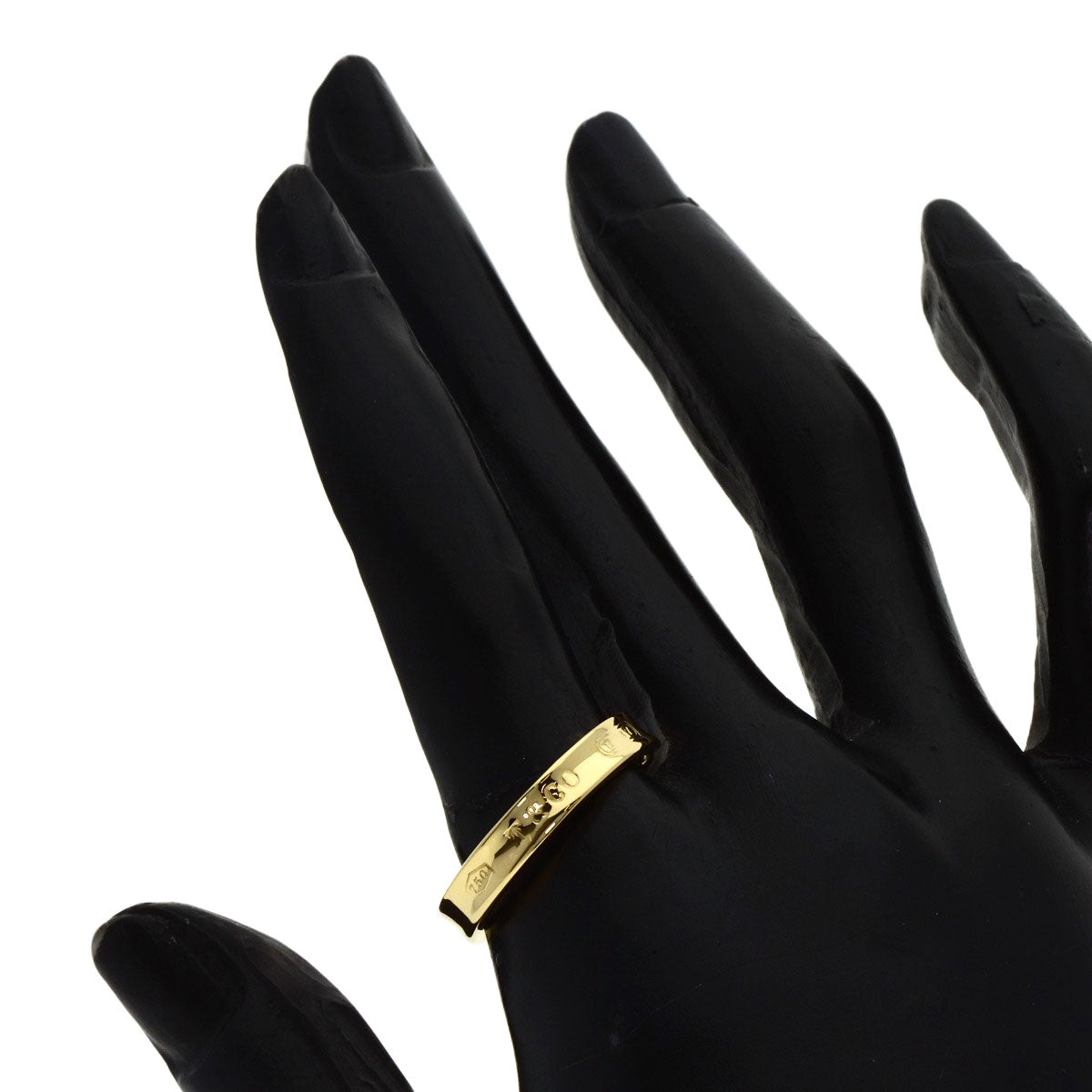 TIFFANY&Co. 1837 Narrow Ring K18 Yellow Gold Ladies [Used]
