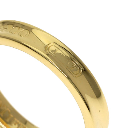 TIFFANY&Co. 1837 Narrow Ring K18 Yellow Gold Ladies [Used]