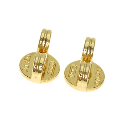 GUCCI Double G studs earring K18 Yellow Gold Ladies [Used]