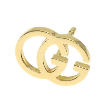 GUCCI Double G studs earring K18 Yellow Gold Ladies [Used]