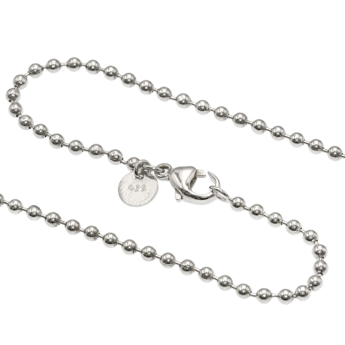 TIFFANY&Co. Return to oval tag Necklace Silver Ladies [Used]