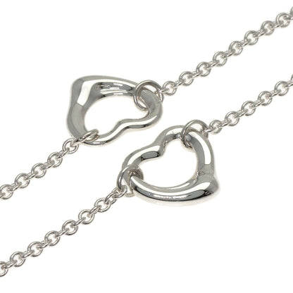 TIFFANY&Co. Open heart 3P Bracelet Silver Ladies [Used]