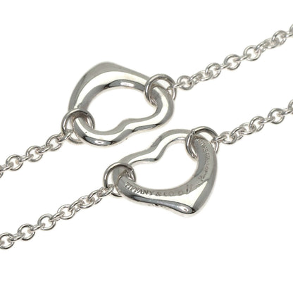 TIFFANY&Co. Open heart 3P Bracelet Silver Ladies [Used]