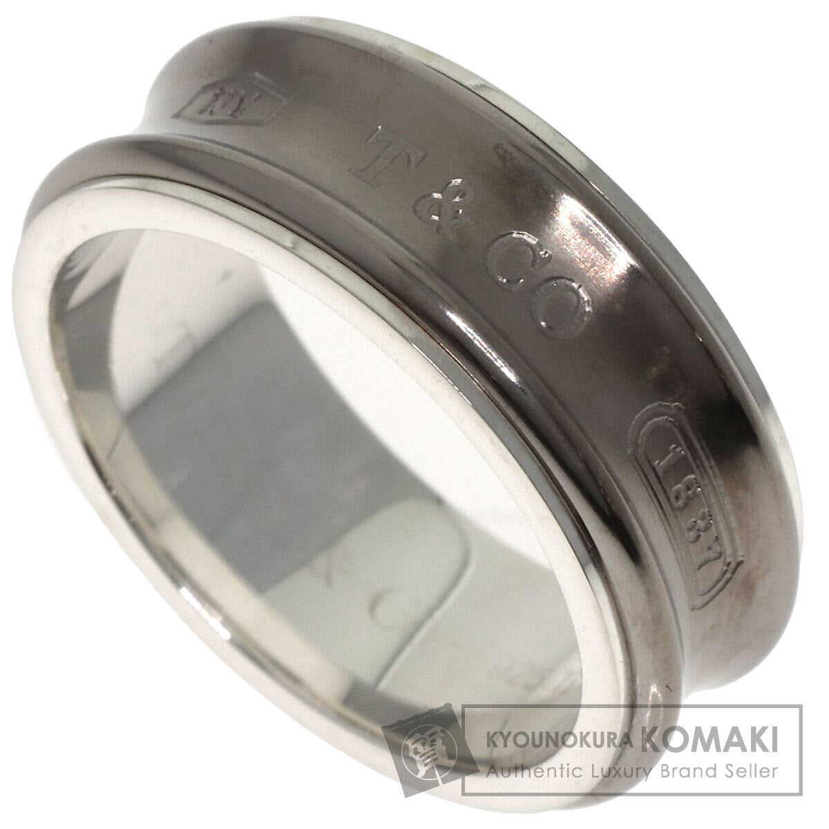 TIFFANY&Co. 1837 Ring Silver TitaniumLadies [Used]