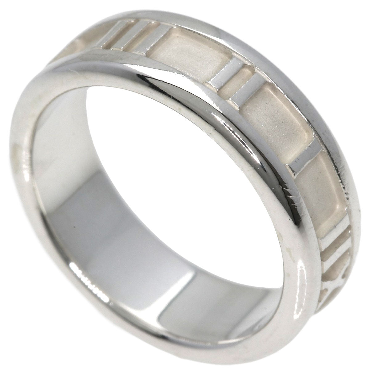 TIFFANY&Co. Atlas Ring Silver Ladies [Used]
