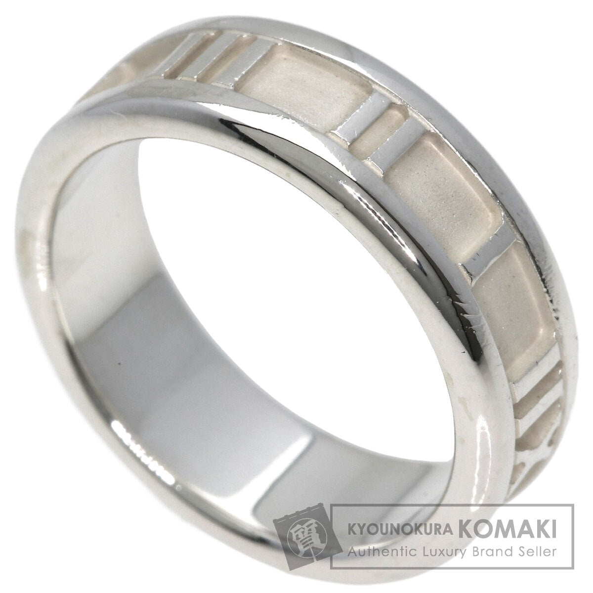 TIFFANY&Co. Atlas Ring Silver Ladies [Used]