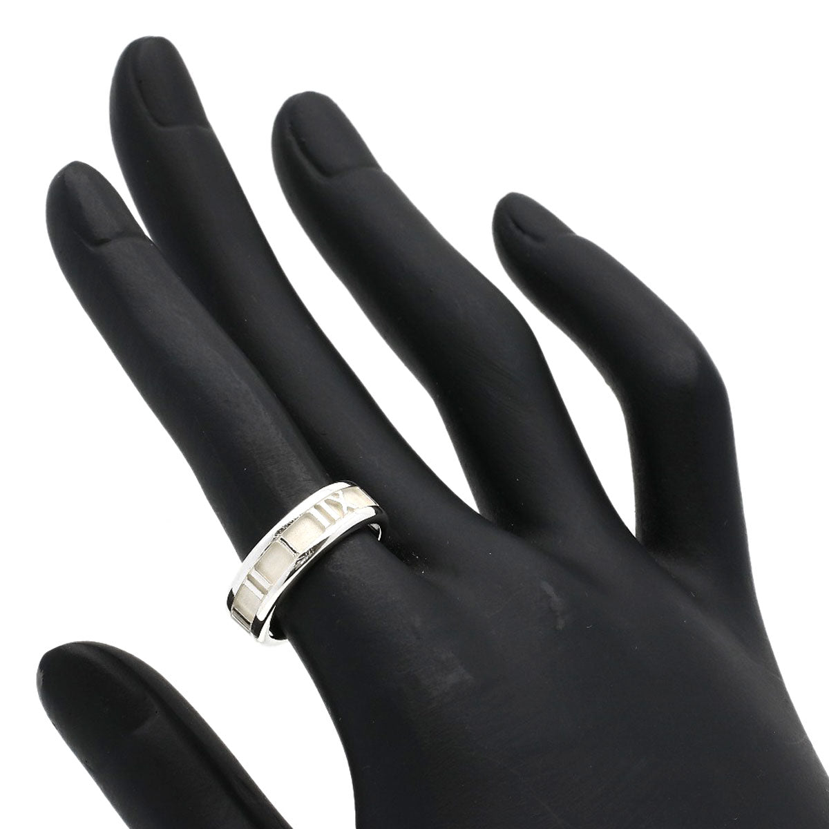 TIFFANY&Co. Atlas Ring Silver Ladies [Used]