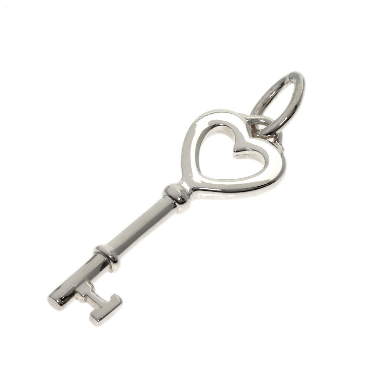 TIFFANY&Co. Heart key Pendant top Silver Ladies [Used]