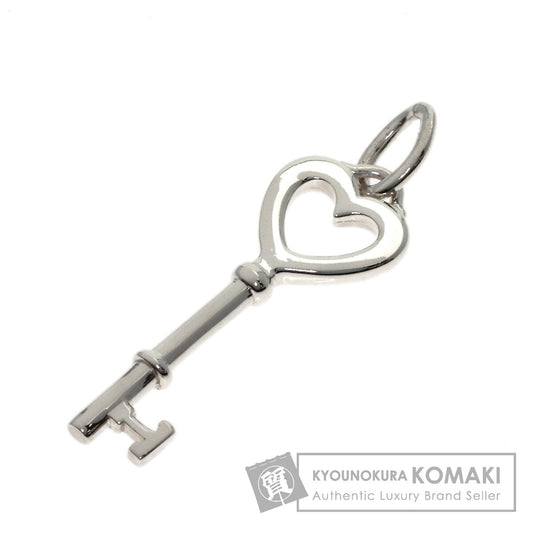 TIFFANY&Co. Heart key Pendant top Silver Ladies [Used]