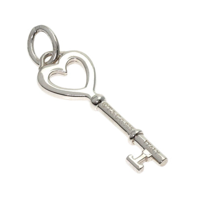 TIFFANY&Co. Heart key Pendant top Silver Ladies [Used]