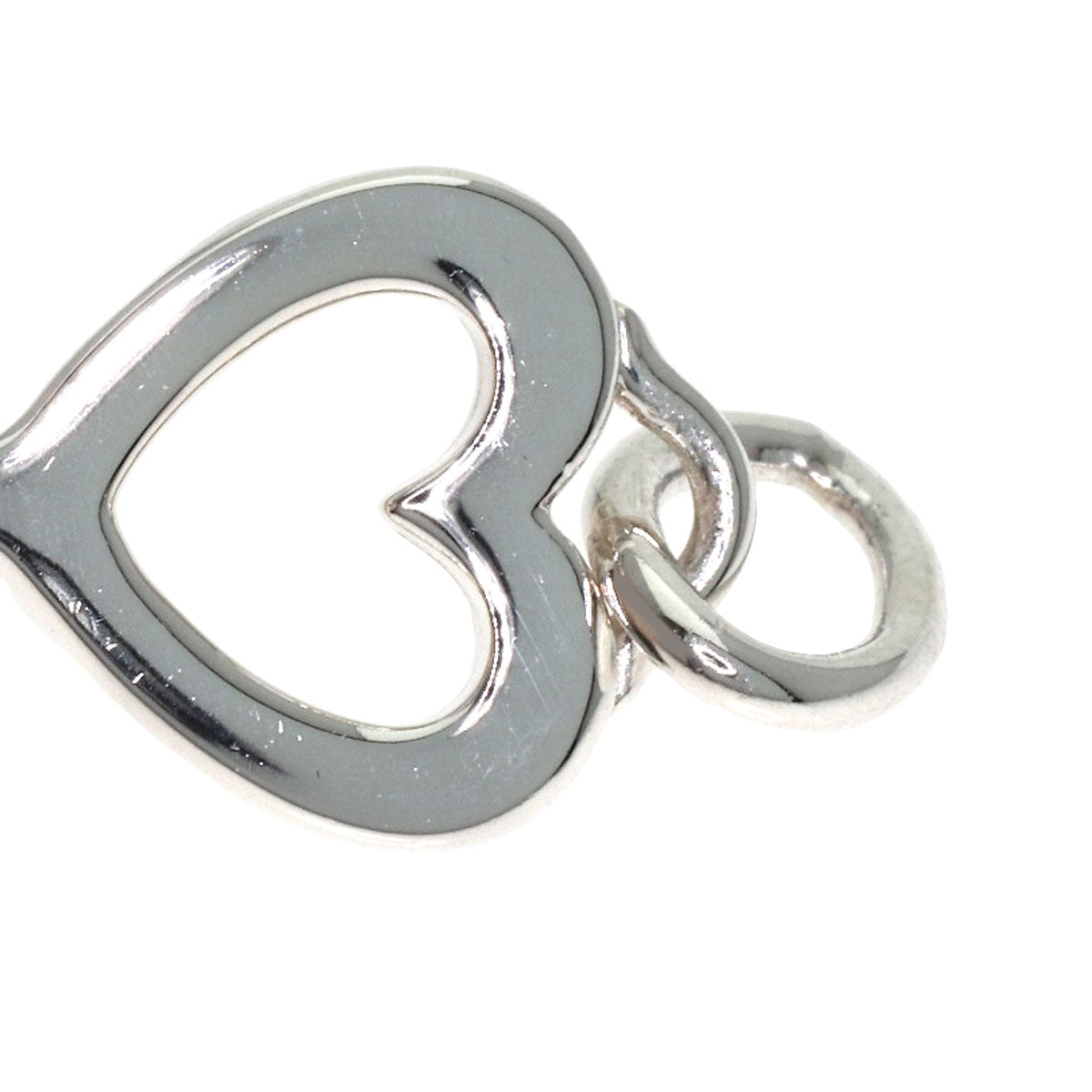 TIFFANY&Co. Heart key Pendant top Silver Ladies [Used]