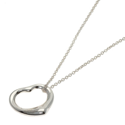 TIFFANY&Co. Open heart Necklace Silver Ladies [Used]