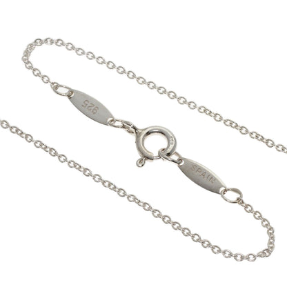 TIFFANY&Co. Open heart Necklace Silver Ladies [Used]