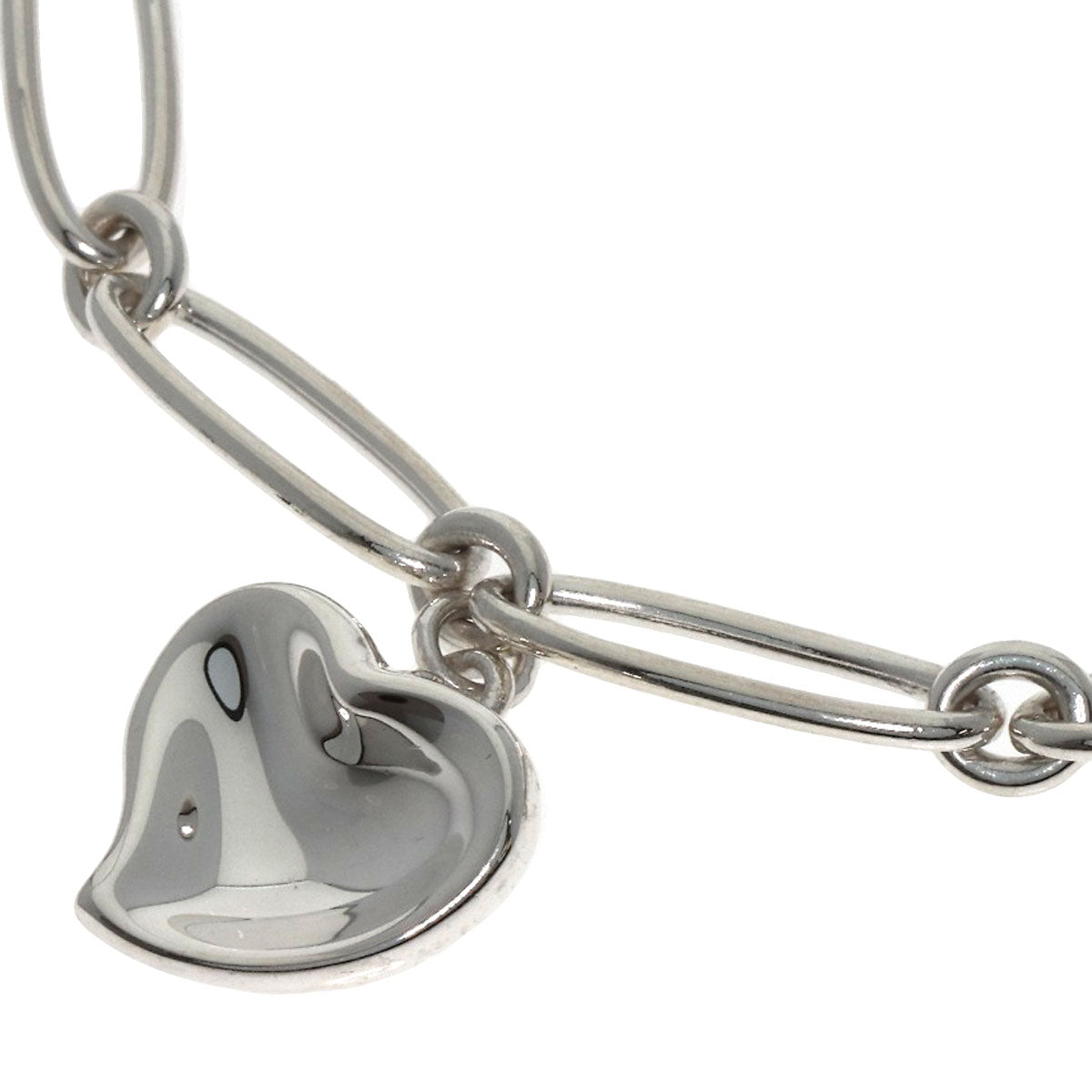 TIFFANY&Co. Full heart Bracelet Silver Ladies [Used]