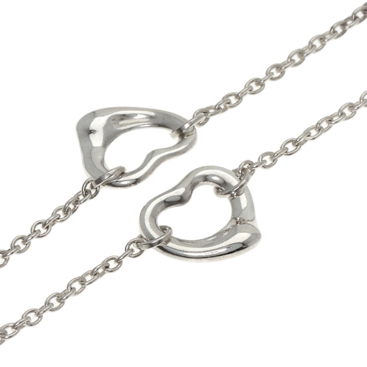 TIFFANY&Co. 5P open heart Bracelet Silver Ladies [Used]