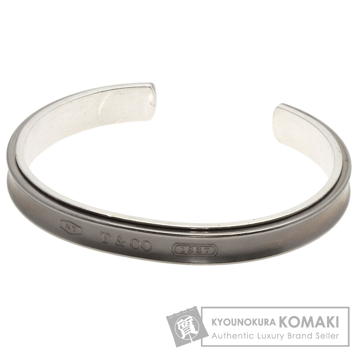 TIFFANY&Co. 1837 Bracelet Silver TitaniumLadies [Used]