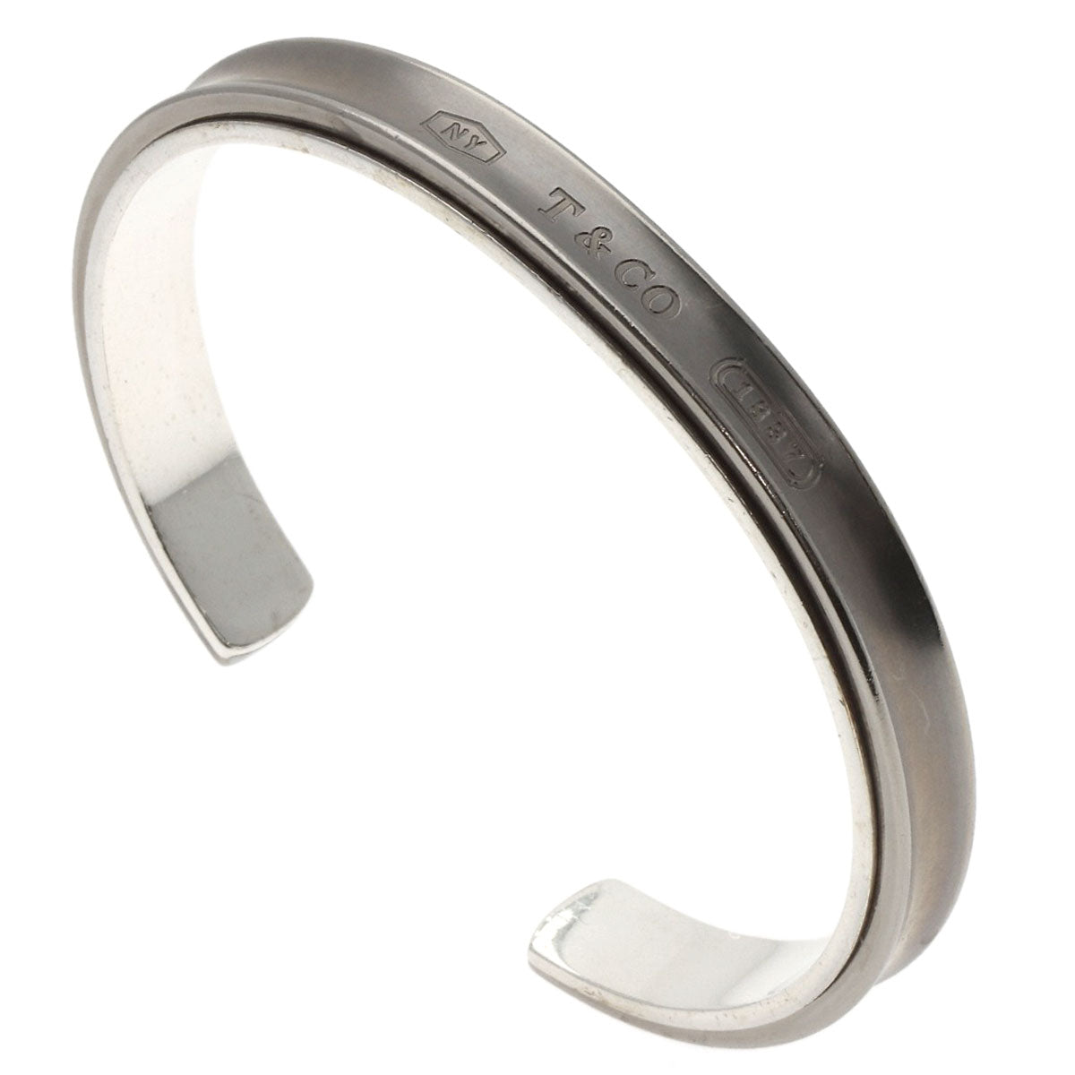 TIFFANY&Co. 1837 Bracelet Silver TitaniumLadies [Used]
