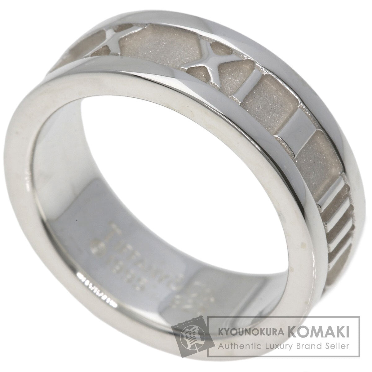 TIFFANY&Co. Atlas Ring Silver Ladies [Used]