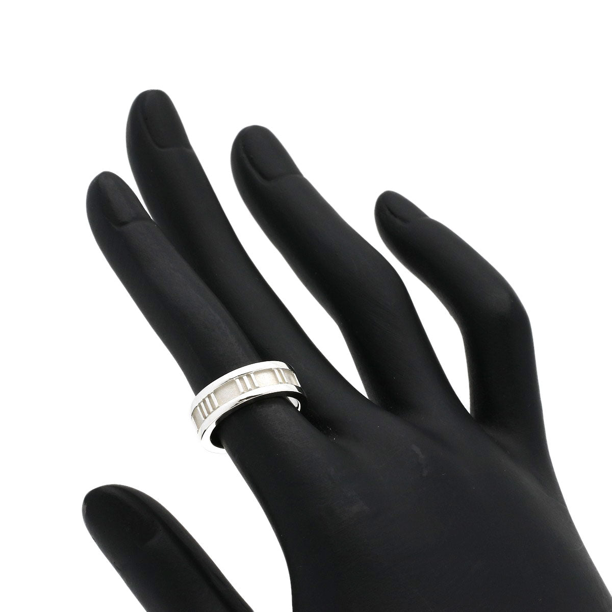 TIFFANY&Co. Atlas Ring Silver Ladies [Used]