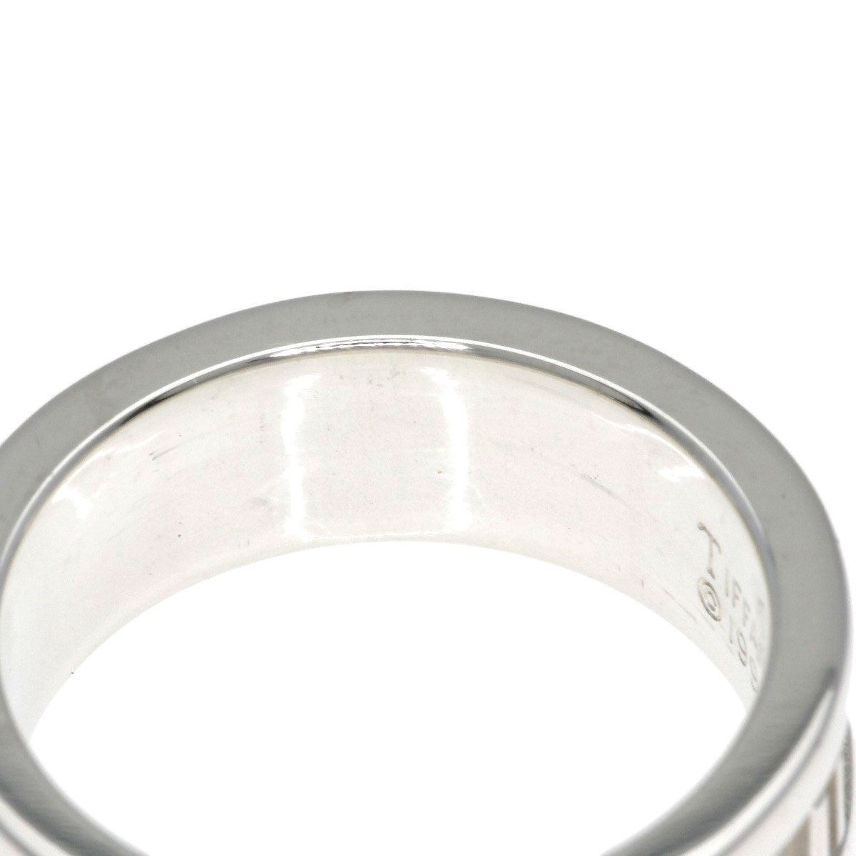 TIFFANY&Co. Atlas Ring Silver Ladies [Used]