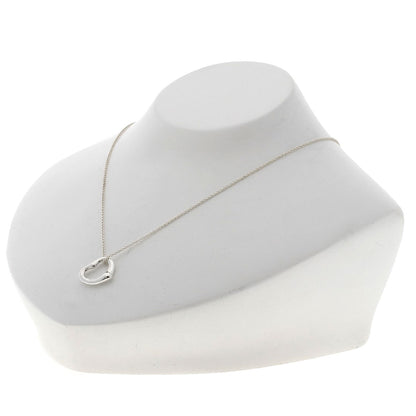 TIFFANY&Co. Open heart Necklace Silver Ladies [Used]