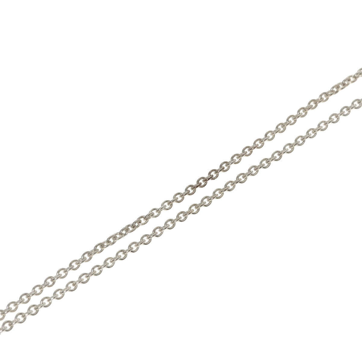 TIFFANY&Co. Open heart Necklace Silver Ladies [Used]