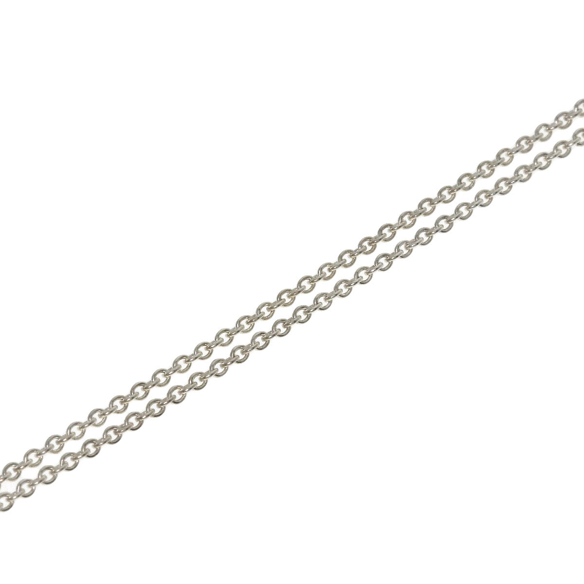 TIFFANY&Co. Open heart Necklace Silver Ladies [Used]