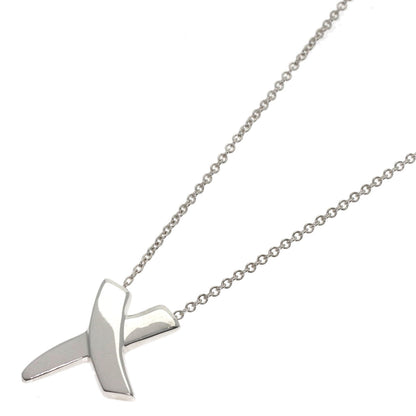 TIFFANY&Co. kiss Necklace Silver Ladies [Used]