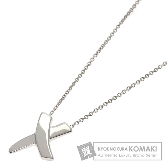 TIFFANY&Co. kiss Necklace Silver Ladies [Used]