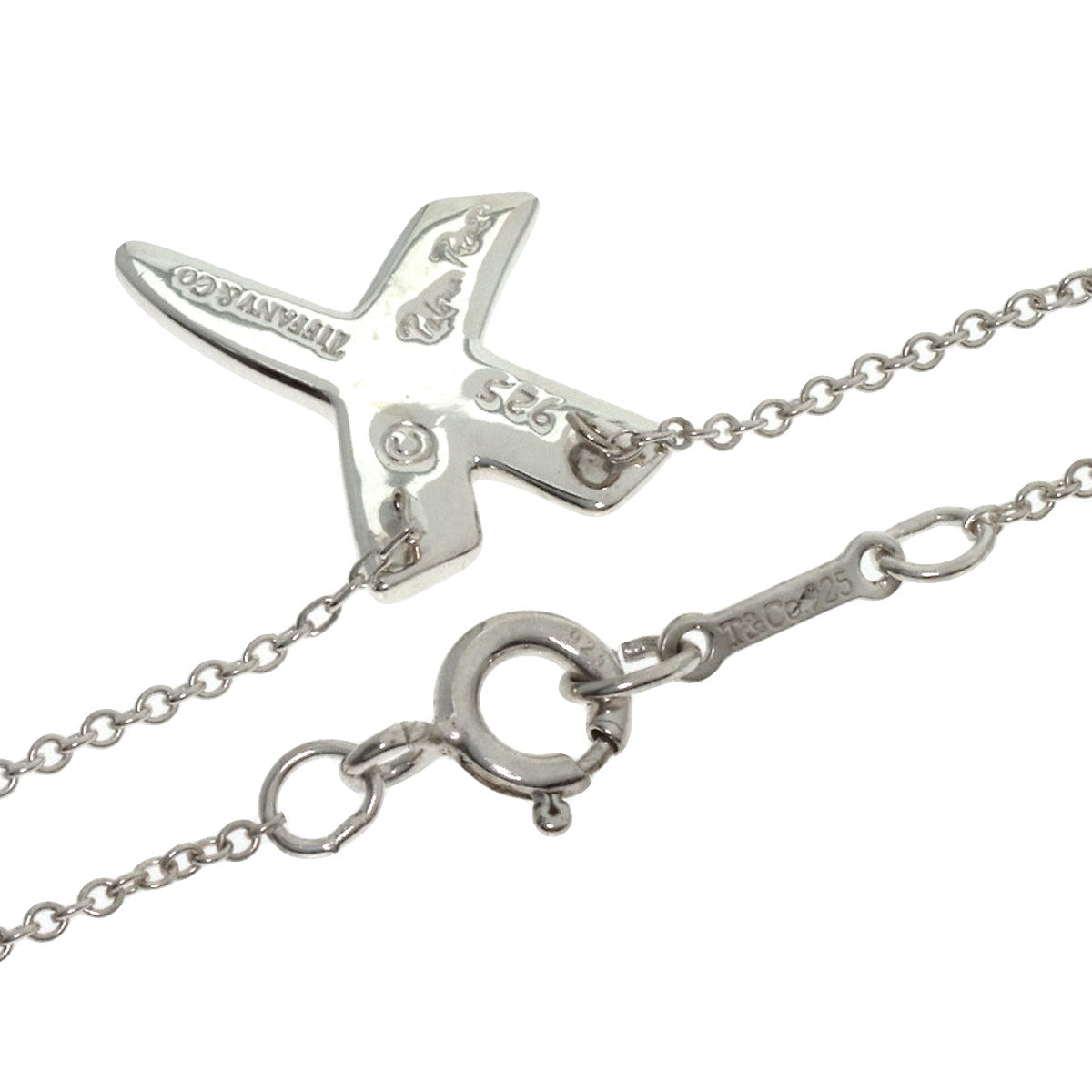 TIFFANY&Co. kiss Necklace Silver Ladies [Used]