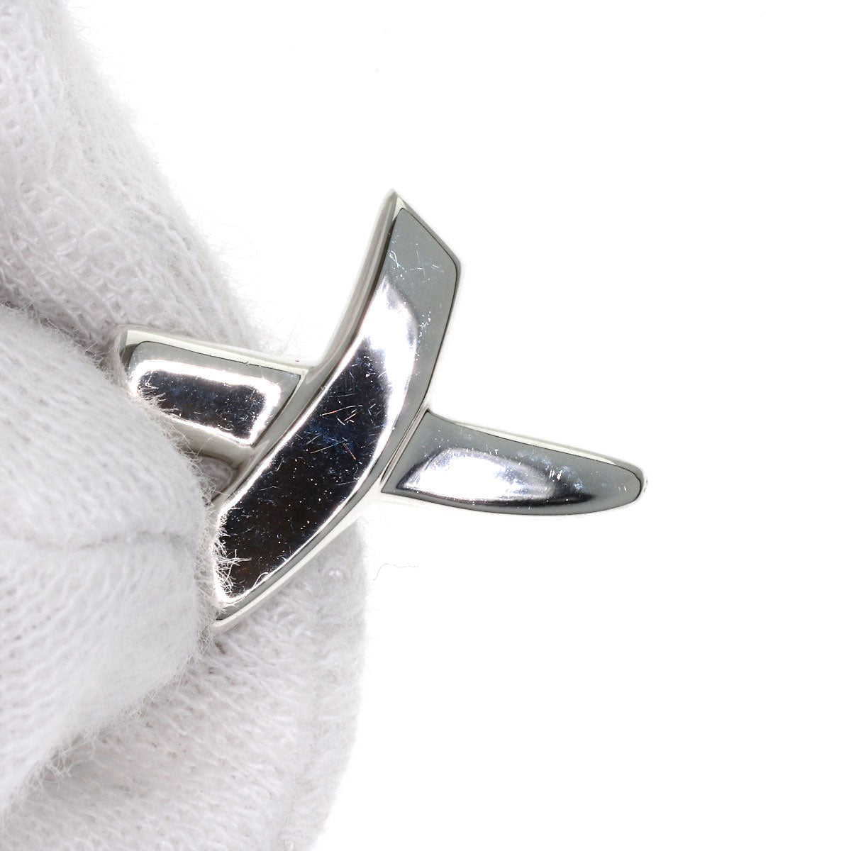 TIFFANY&Co. kiss Necklace Silver Ladies [Used]